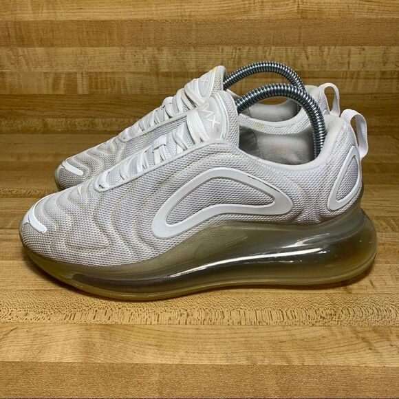 NIKE AIR MAX 720 AR9293-101 PLATINUM WHITE 7.5 - Picture 2 of 8